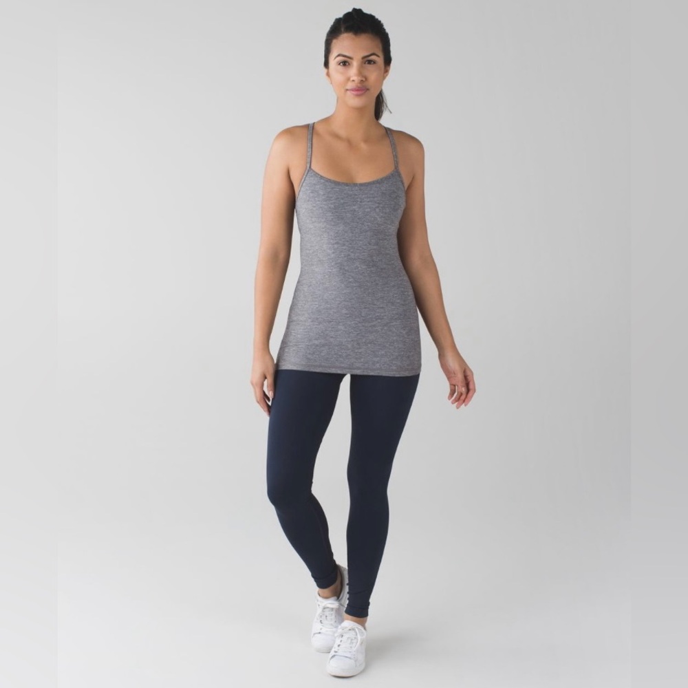 Gray Racerback Tank Top